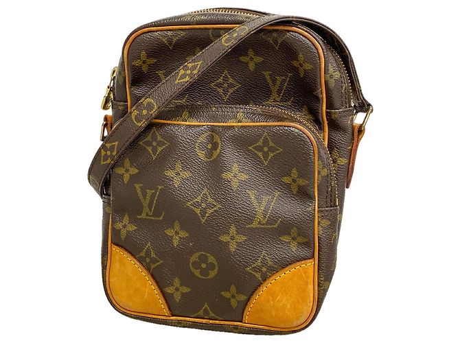 Louis Vuitton Monogram Amazon Shoulder Bag Brown