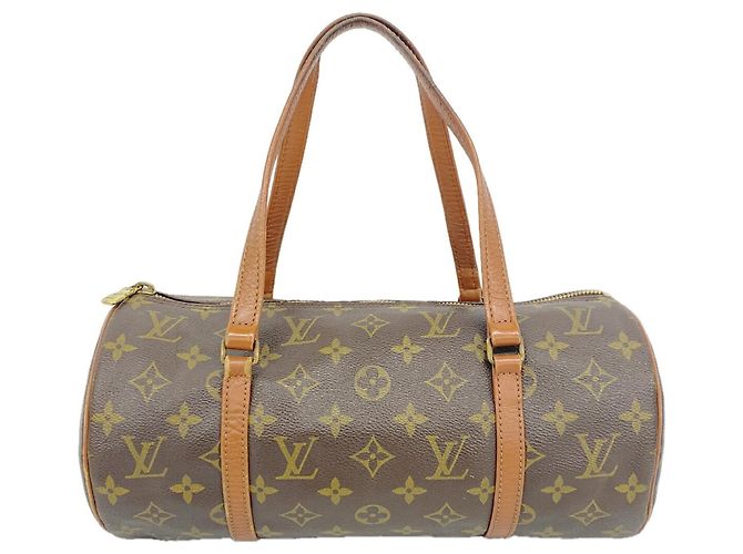 Bolso Louis Vuitton Monogram Papillon 30 Castaño