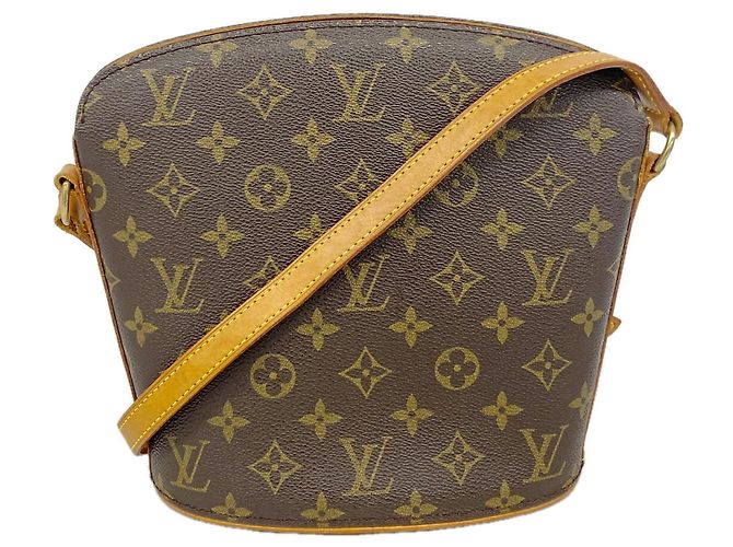 Bolsa de Ombro Louis Vuitton Monogram Druot Marrom
