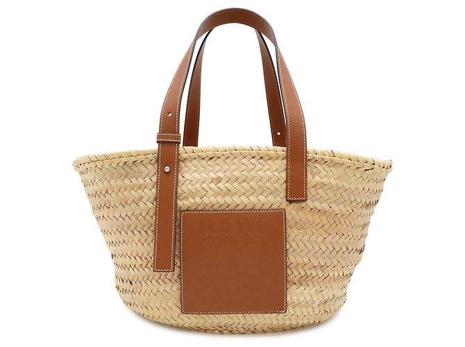 Bolso Loewe Medium Basket Castaño