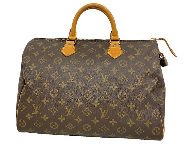 Louis Vuitton Monogram Speedy 35 Handtasche Braun