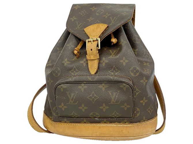 Zaino Louis Vuitton Monogram Montsouris MM Marrone