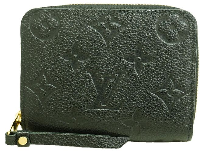 Louis Vuitton Monogram Empreinte Zippy Coin Purse Preto