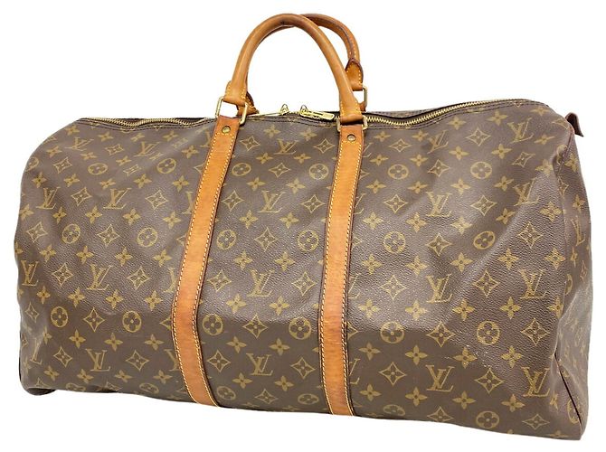 Keepall Bolsa Boston Louis Vuitton Marrom