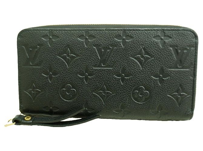 Cartera Zippy Monogram Empreinte Louis Vuitton Negro