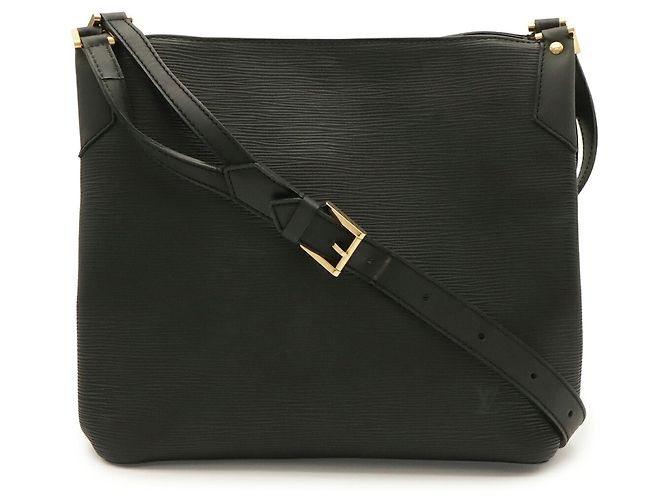 Borsa a tracolla Louis Vuitton Epi Mandala MM Nero