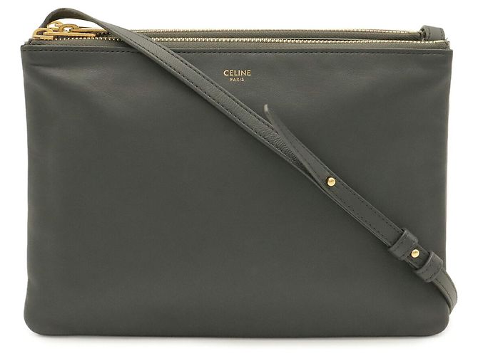 Céline Bolsa de Ombro Celine Trio Large Marrom