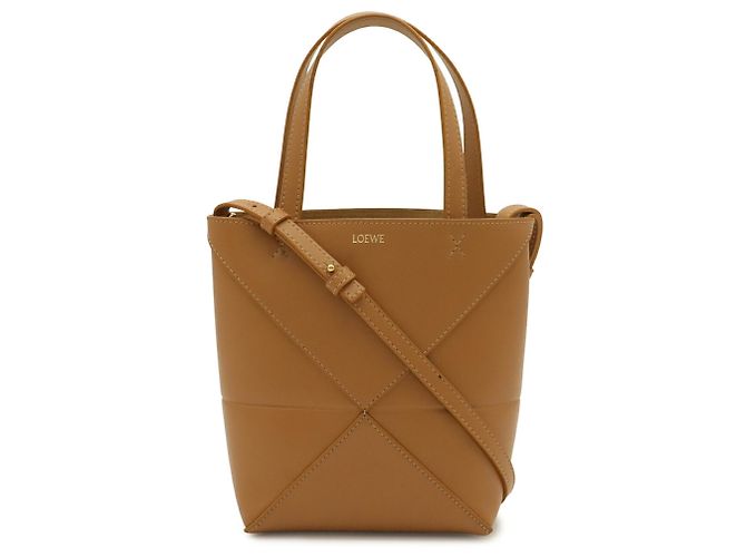 Mini Bolso Puzzle Fold Loewe Camello