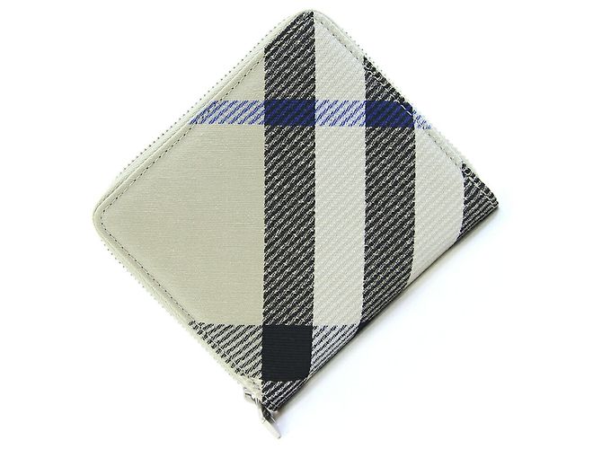 Burberry Beige Bi-Fold Wallet