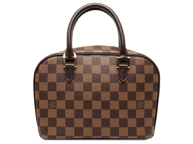 Louis Vuitton Brown Damier Ebene Mini Sarria Marron