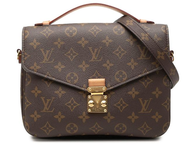 Louis Vuitton Brown Monogram Pochette Metis Marrom