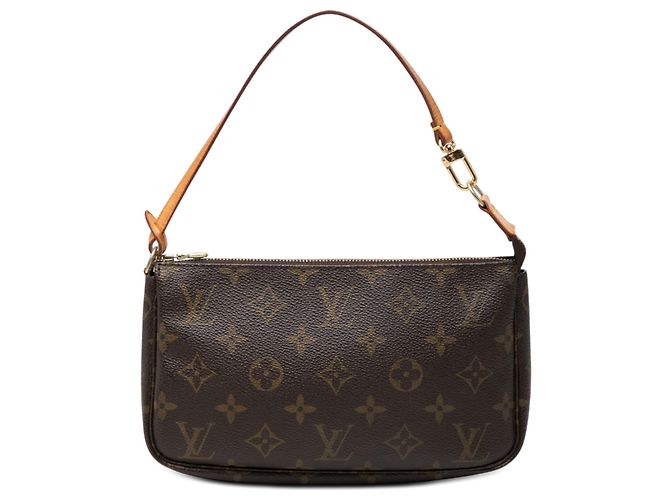 Louis Vuitton Brown Monogram Pochette Accessoires Marron