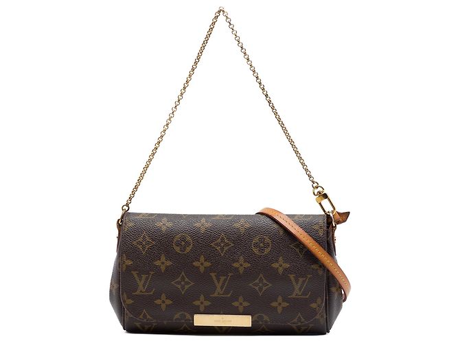 Louis Vuitton Brown Monogram Favorite MM Marrone