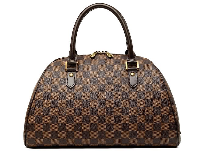 Louis Vuitton Brown Damier Ebene Ribera MM Marrom