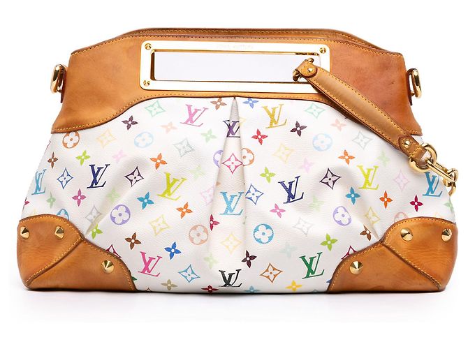 Louis Vuitton White Monogram Multicolore Judy GM