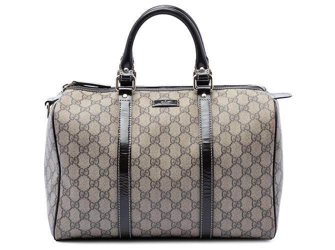 Bolsa Boston Gucci Joy Medium GG Supreme Bege