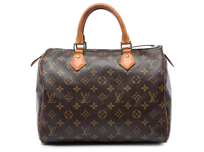 Louis Vuitton Brown Monogram Speedy 30 Marrom