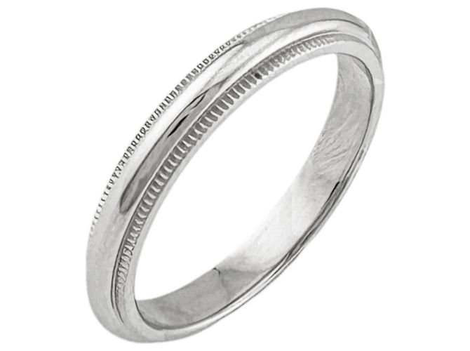 Autre Marque Tiffany & Co. Milgrain Ring aus Platin Silber
