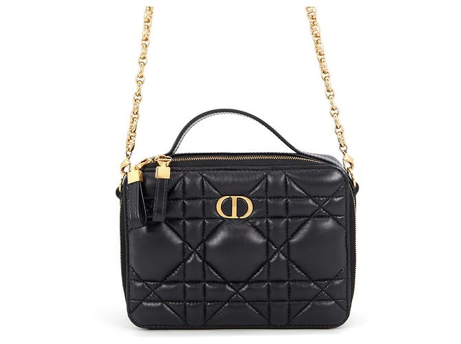 Borsa a Tracolla con Catena Christian Dior Nero