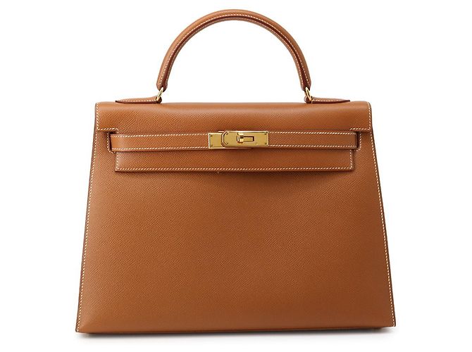 Hermès Bolsa Hermes Kelly 32 em Gold Dourado