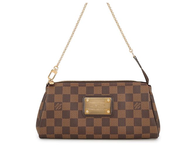 Bolsa de Ombro Louis Vuitton Damier Ebene Vermelho
