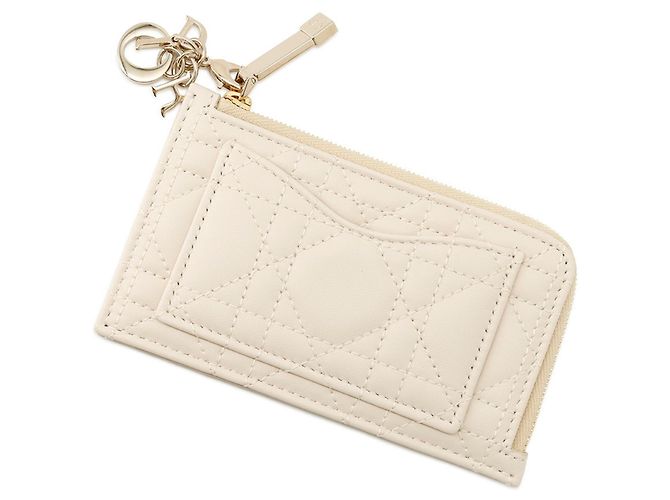 Christian Dior Visitenkartenetui Beige
