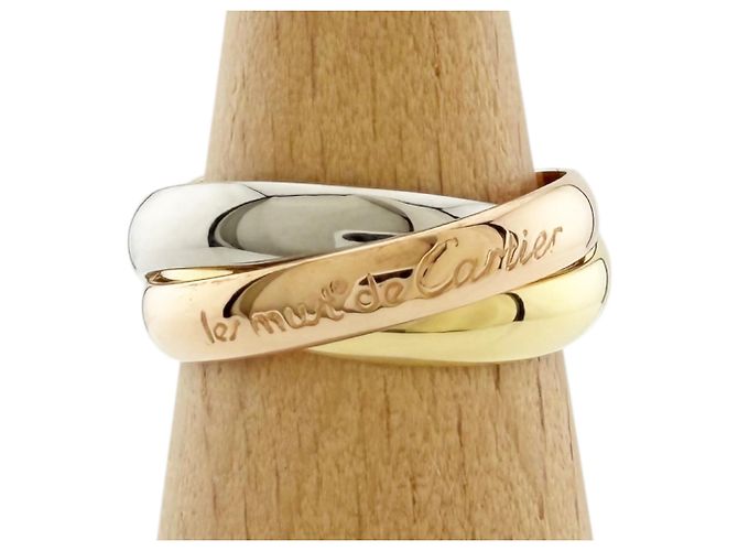 Anello Cartier Trinity in Oro 18K Argento D'oro