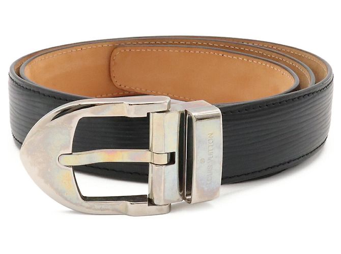 Louis Vuitton Epi Ceinture Classic Belt Noir Black
