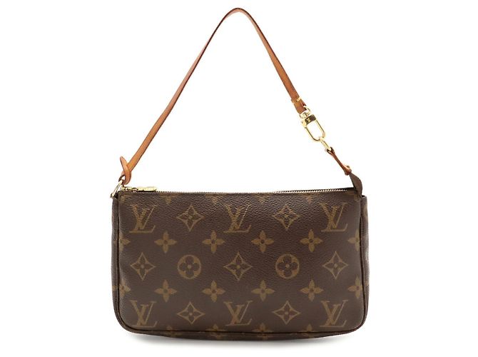 Louis Vuitton Monogram Pochette Accessoires Marron Monogramme