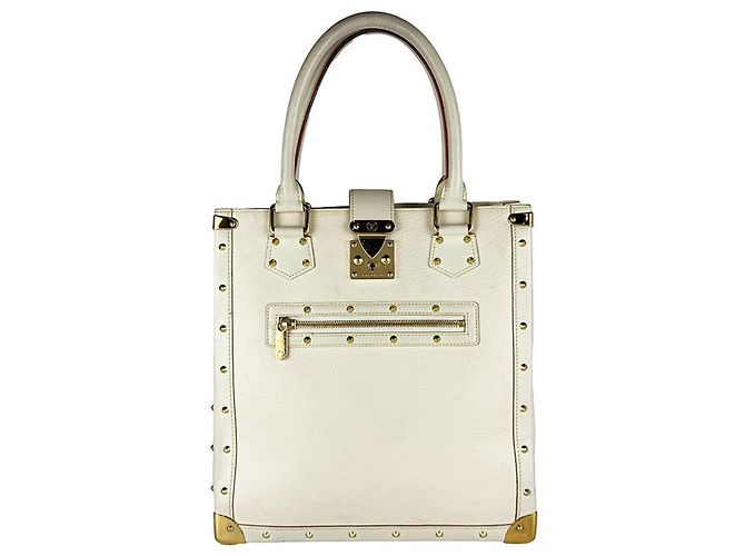 Bolsa de mão Louis Vuitton Suhali Impreviable em couro Branco