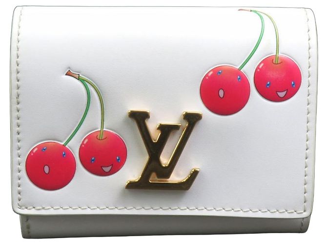 Louis Vuitton Bi-Fold Geldbörse Weiß