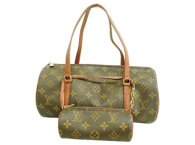 Borsa a mano Louis Vuitton Monogram Papillon 30 Marrone