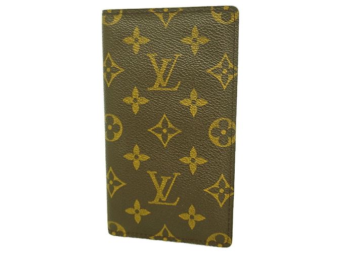 Louis Vuitton Monogram Agenda Poche Marrom