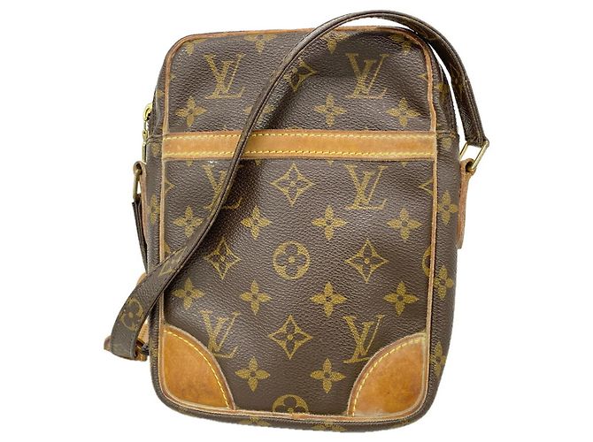 Louis Vuitton Monogram Danube Schultertasche Braun