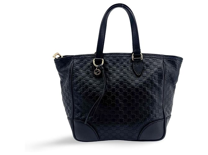 Gucci Bree Microguccissima Leather Medium Noir