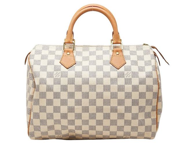 Louis Vuitton Speedy 30 Mini Boston Bag Branco