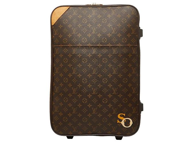 Louis Vuitton Pegase 55 Reisetasche Braun