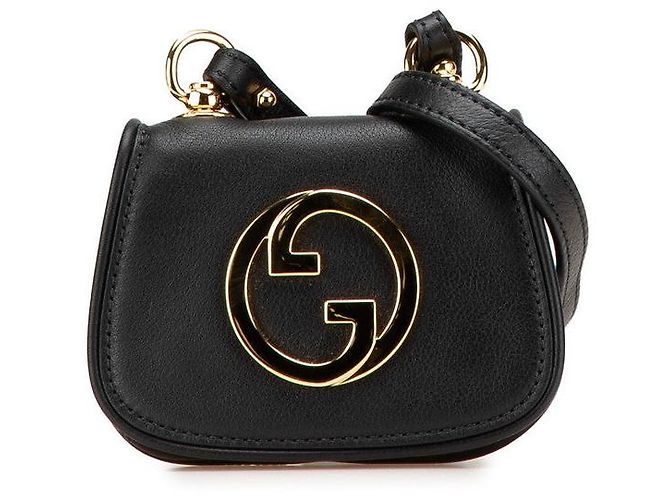 Carteira de Ombro e Porta-Cartões Gucci Blondie Preto