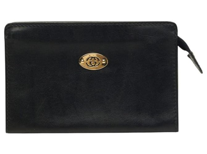 Gucci Interlocking G Coin Case Black