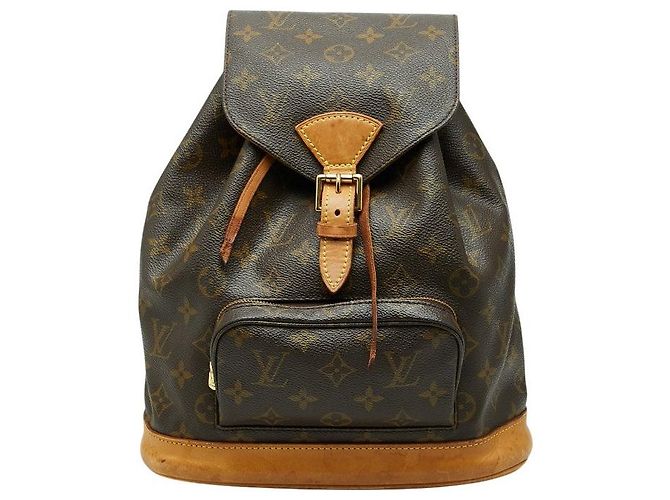 Louis Vuitton Montsouris MM Backpack Brown