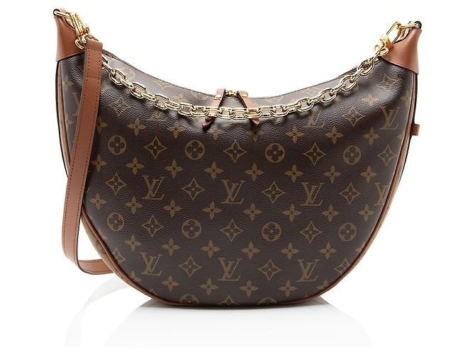 Louis Vuitton Monogram Canvas Loop Hobo Marrone