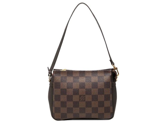 Louis Vuitton Damier Trousse Makeup Pouch Marron
