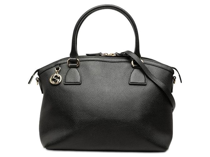 Gucci Interlocking G Handtasche Schwarz