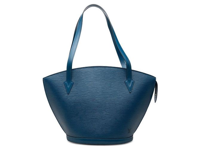 Borsa Shopping Louis Vuitton Epi Saint Jacques Blu