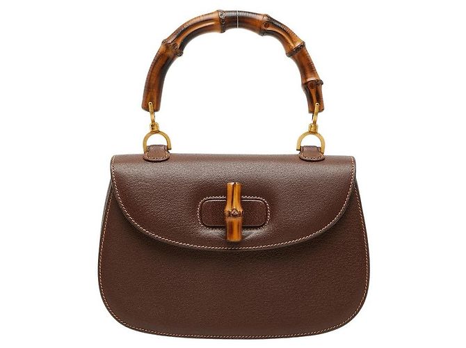Gucci Bamboo Handtasche Braun