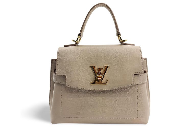 Louis Vuitton Lockme Ever Leather BB Beige