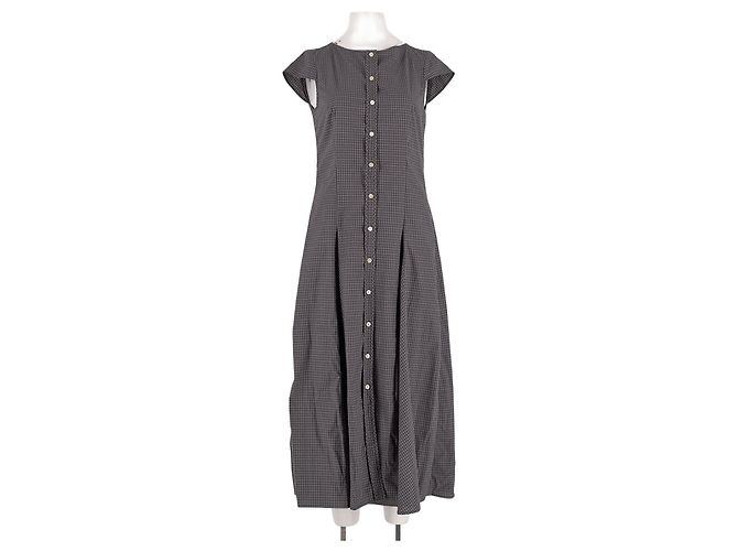 Vestido midi de algodão cinza MKT studio Tamanho 36