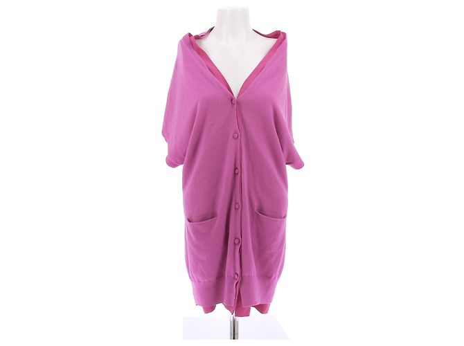Fendi Camisola com camisa integrada roxa Rosa