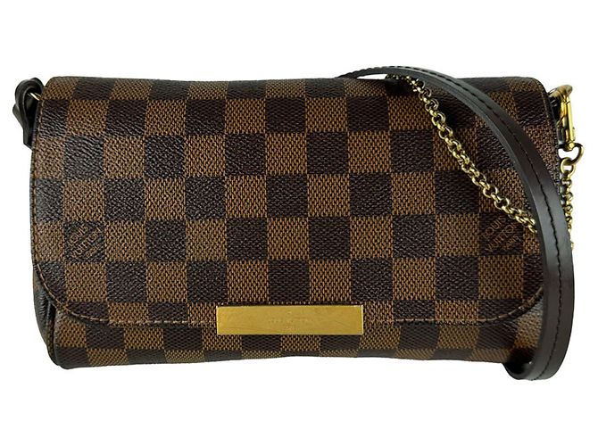 Borsa a tracolla Louis Vuitton Damier Favorite PM Damier ebene