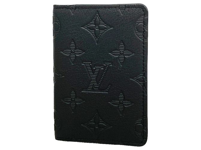 Louis Vuitton Monogram Shadow Card Case Nero